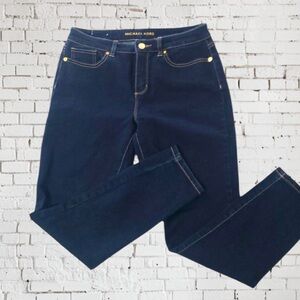 MICHAEL KORS High Rise Jeans Selma Skinny Size 6 EUC Dark Wash FAST SHIPPING